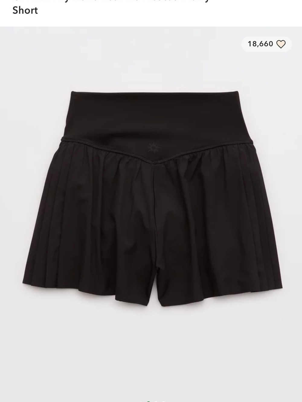 Black Women’s Athletic Pleated Shorts NWT